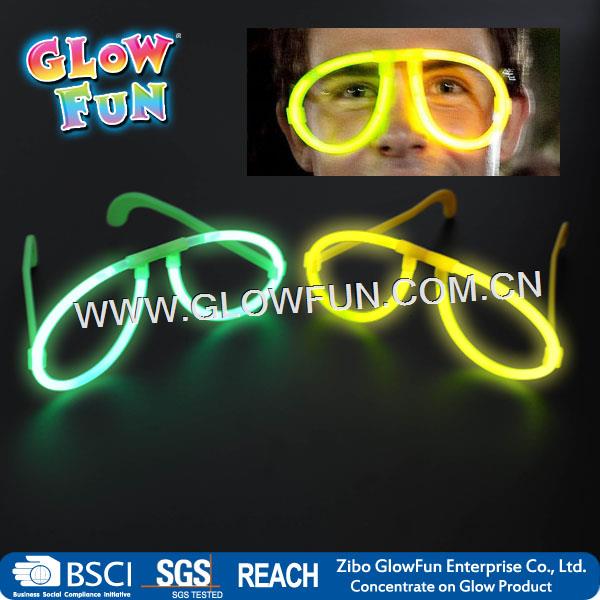 Glow stick eye Glasses, glow in the dark