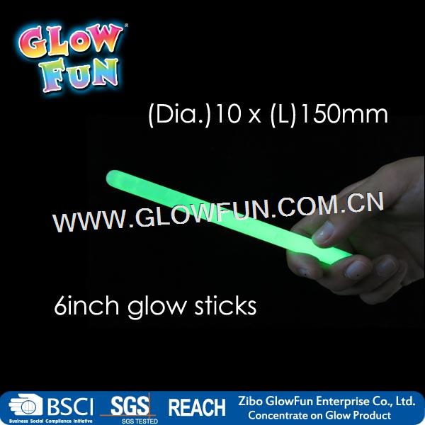 6inch Glow Stick for Party, Glow in The Dark