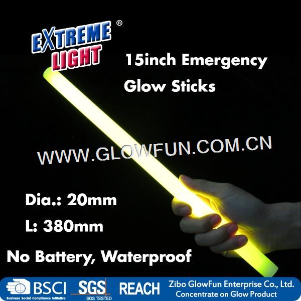 15inch Emergency Light Sticks 24hour Green Disaster Survival Camping