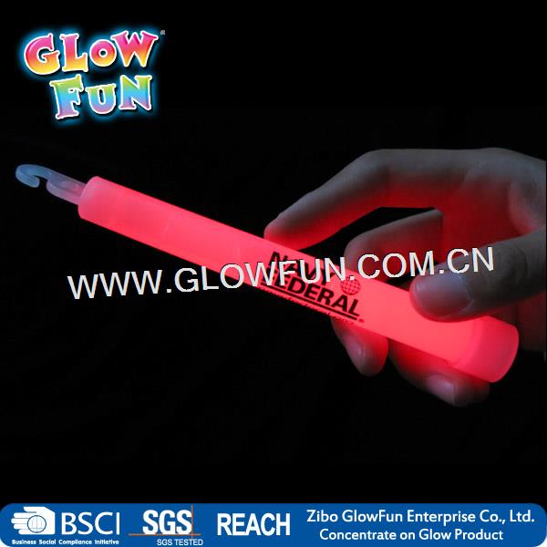 Logo Printed Glow Stick 6-Inch, Promotional Toy Glow in The Dark