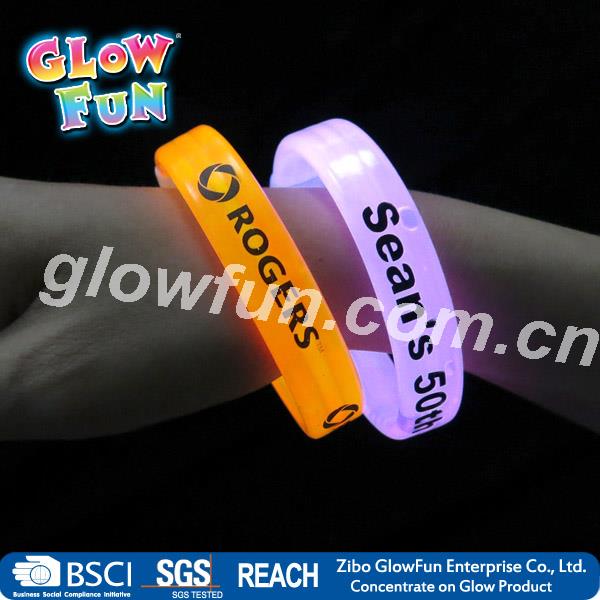Logo Printed Glow Stick Bracelet for Promotion Toy
