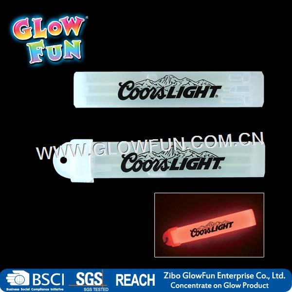 Promotion Glow Stick 3-Inch Triple Pendant with Logo