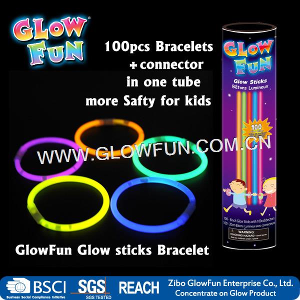 Glow Sticks Bracelet 5*200mm 100PCS in One Tube